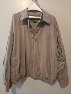 Weather vane Mens Golf Jacket Light Jacket Lined. Sz. XXL. OLIVE BROWN
